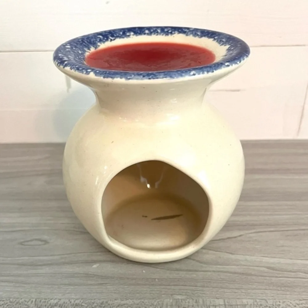 Tart Warmer Vintage 2001 Emerson Creek Pottery Made in Bedford, Virginia